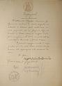 1932-06-28 accettazione firmata da Antonio Regazzoni per abbattere il balcone della sua casa a Solza
